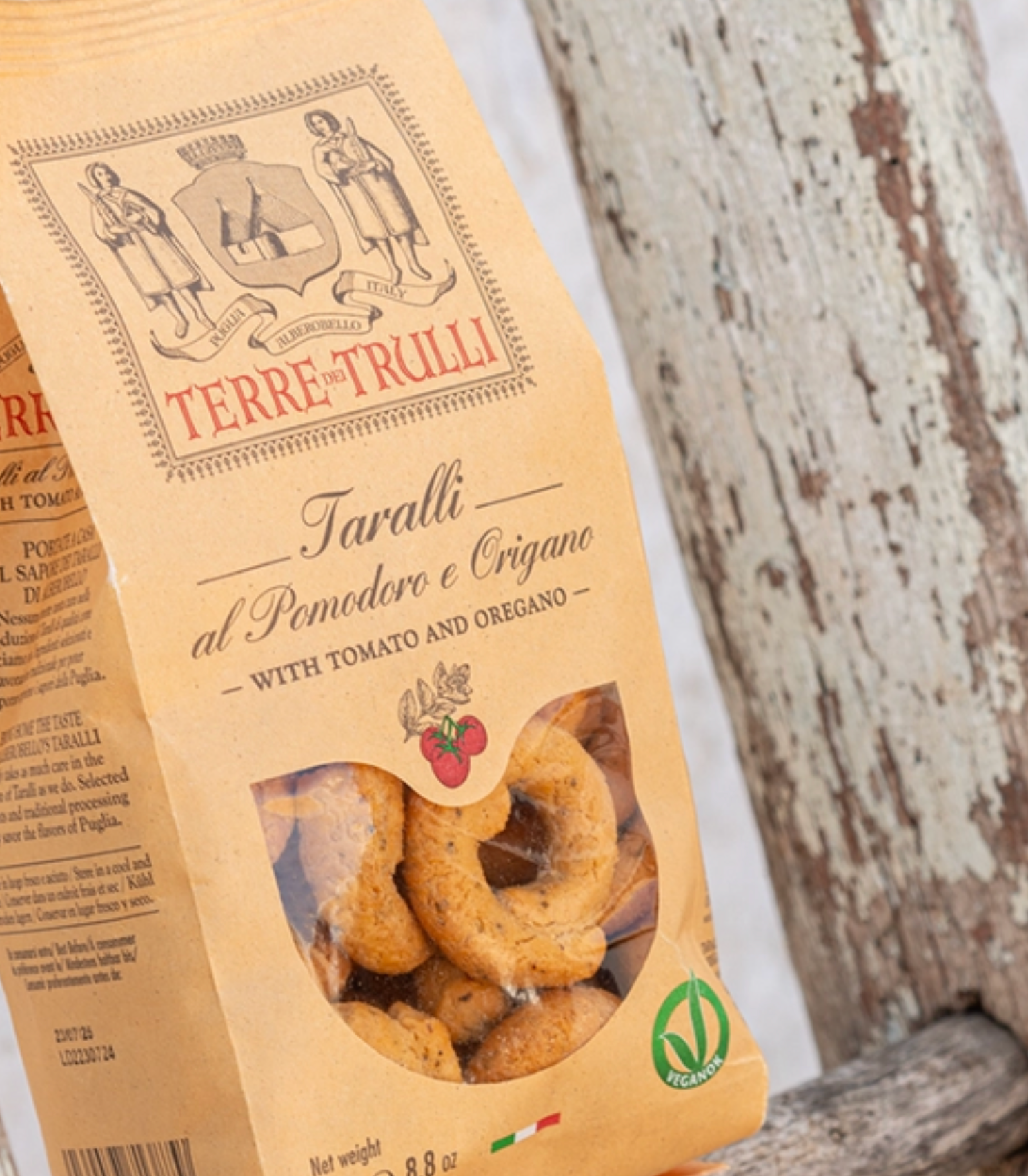 Taralli - Savoury Rings with Tomato and Oregano - 250g