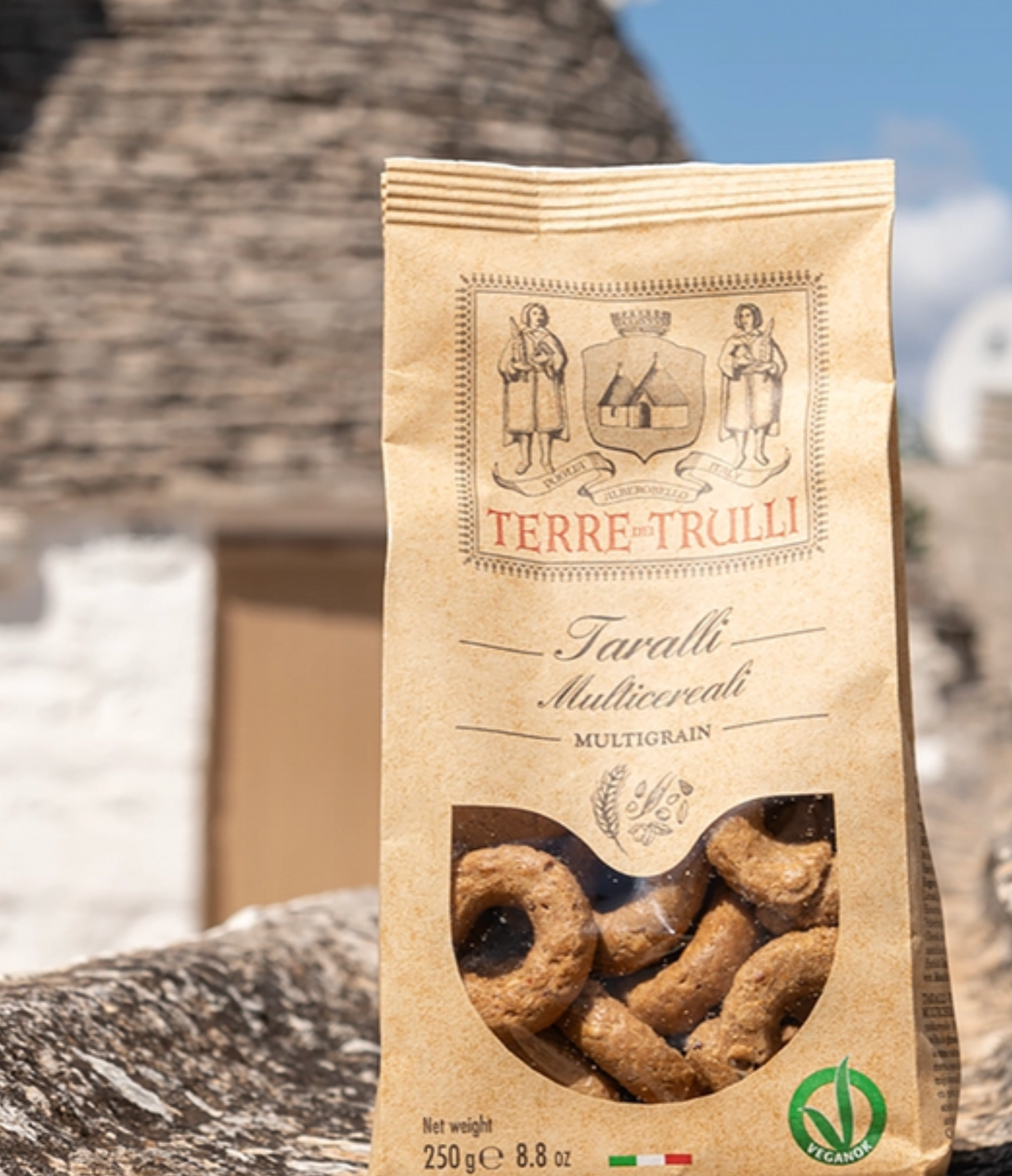 Taralli - Savoury Rings with Multigrain Flour and Seeds - 250g