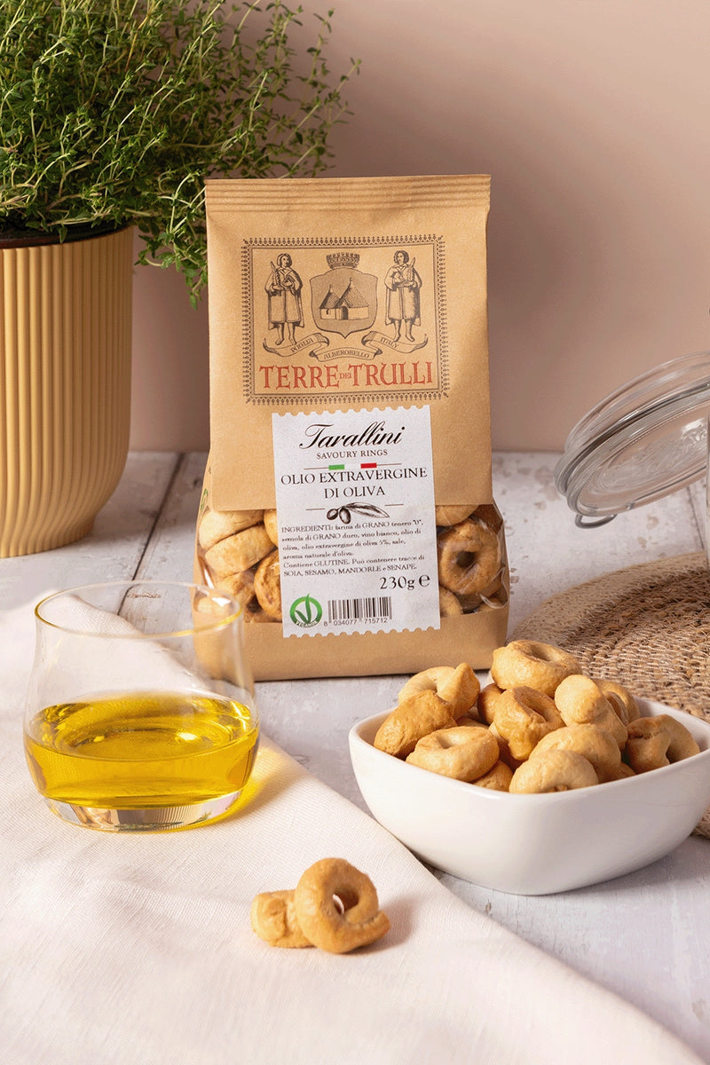 Tarallini - Savoury Rings with Olive Oil - 230g