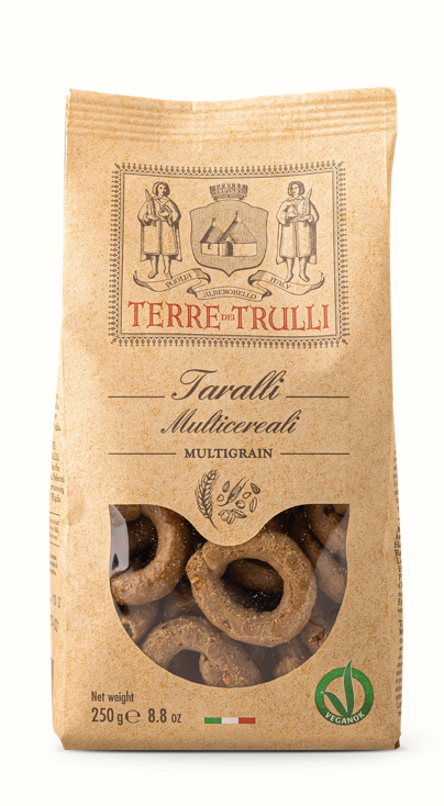 Taralli - Savoury Rings with Multigrain Flour and Seeds - 250g