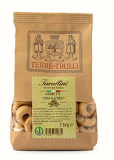Tarallini - Savoury Rings with Fennel Seeds - 230g