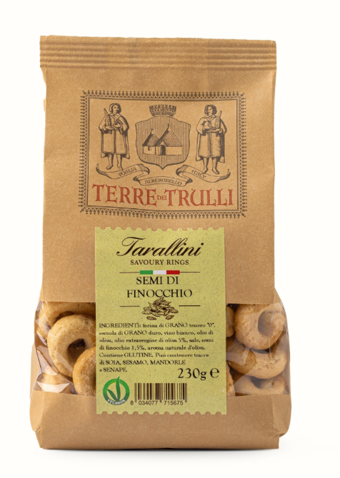 Tarallini - Savoury Rings with Fennel Seeds - 230g