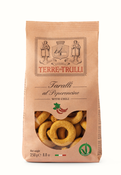 Taralli - Savoury Rings with Chili - 250g