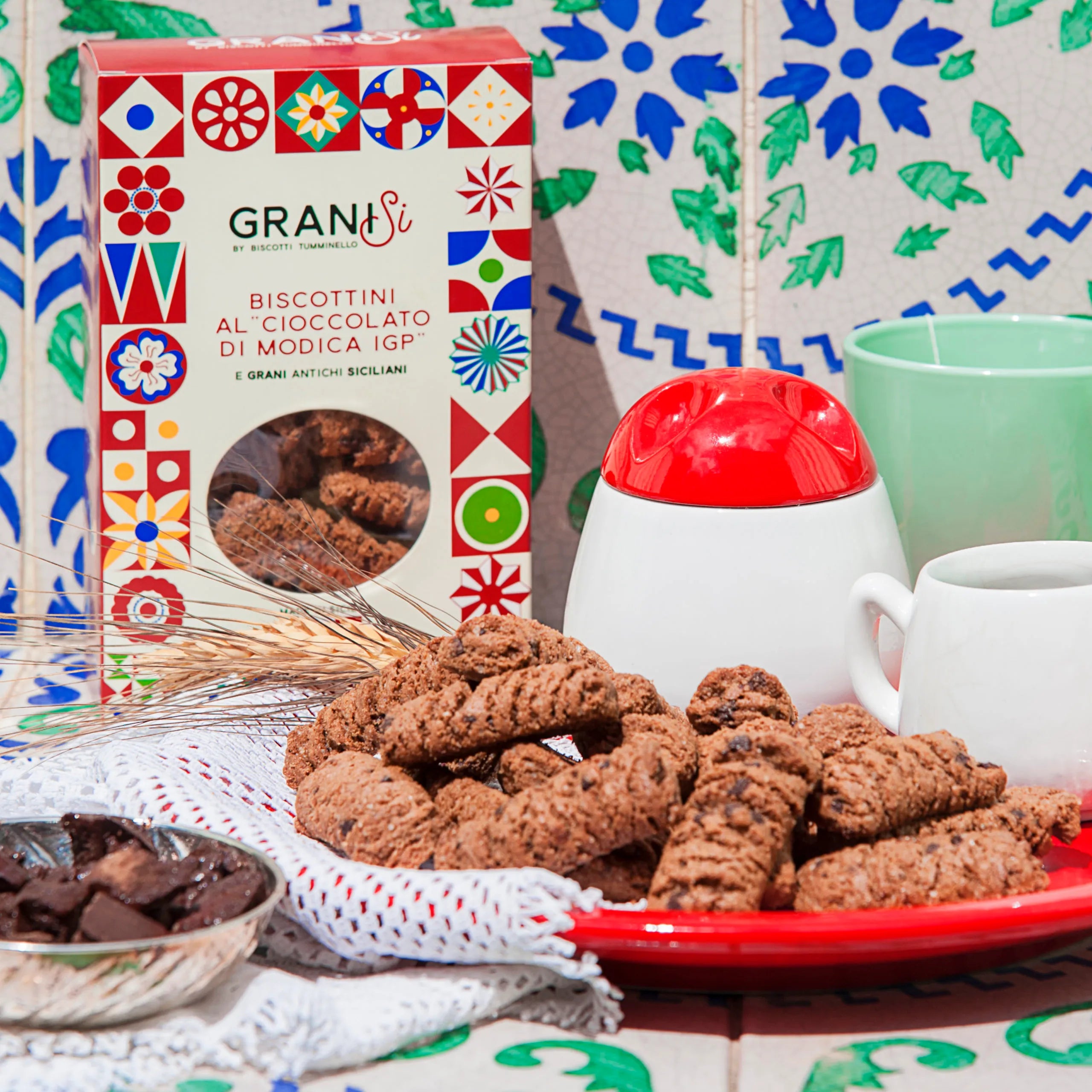 Granisi, Biscottini with Modica Chocolate IGP, 210g
