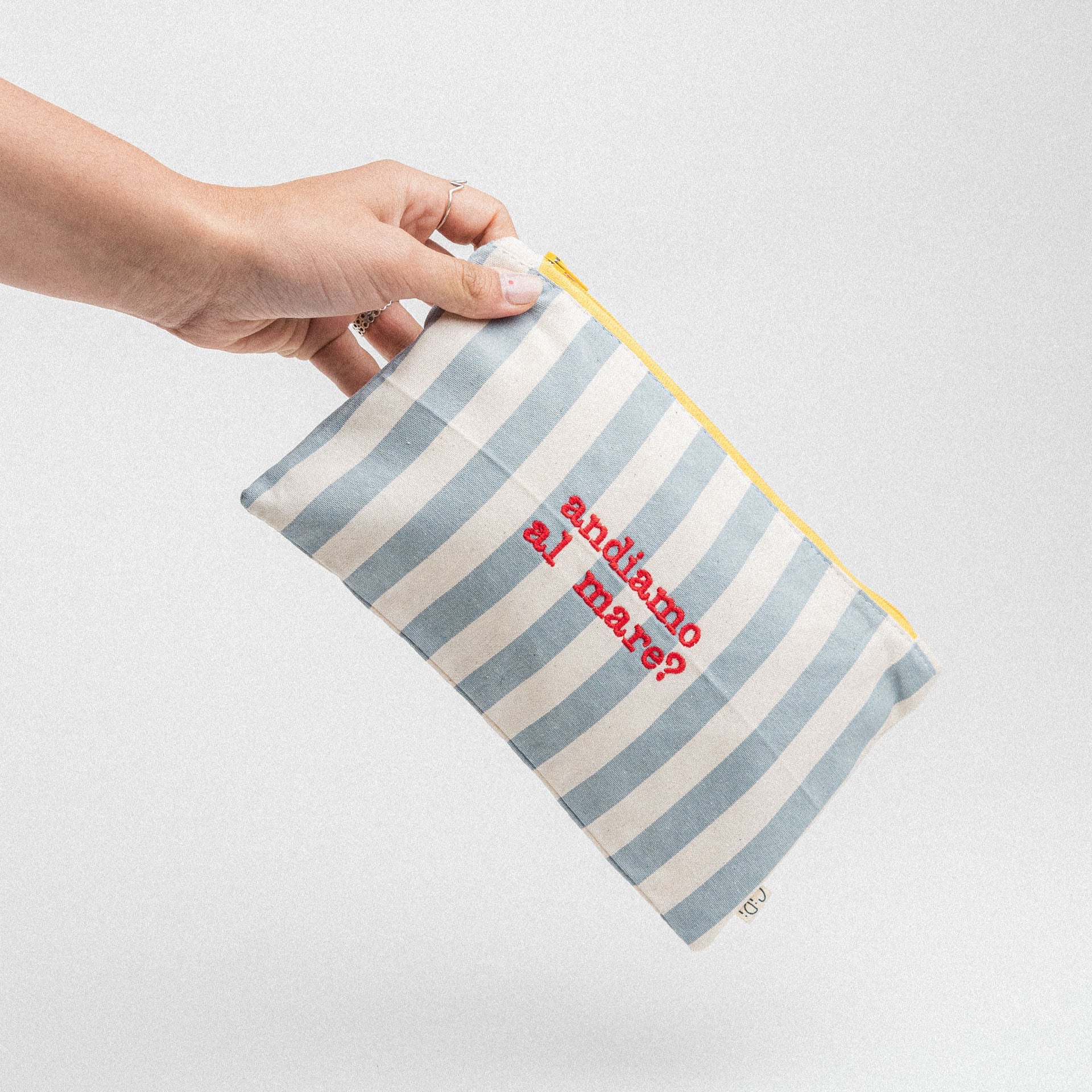 Embroidered Pouch Bag