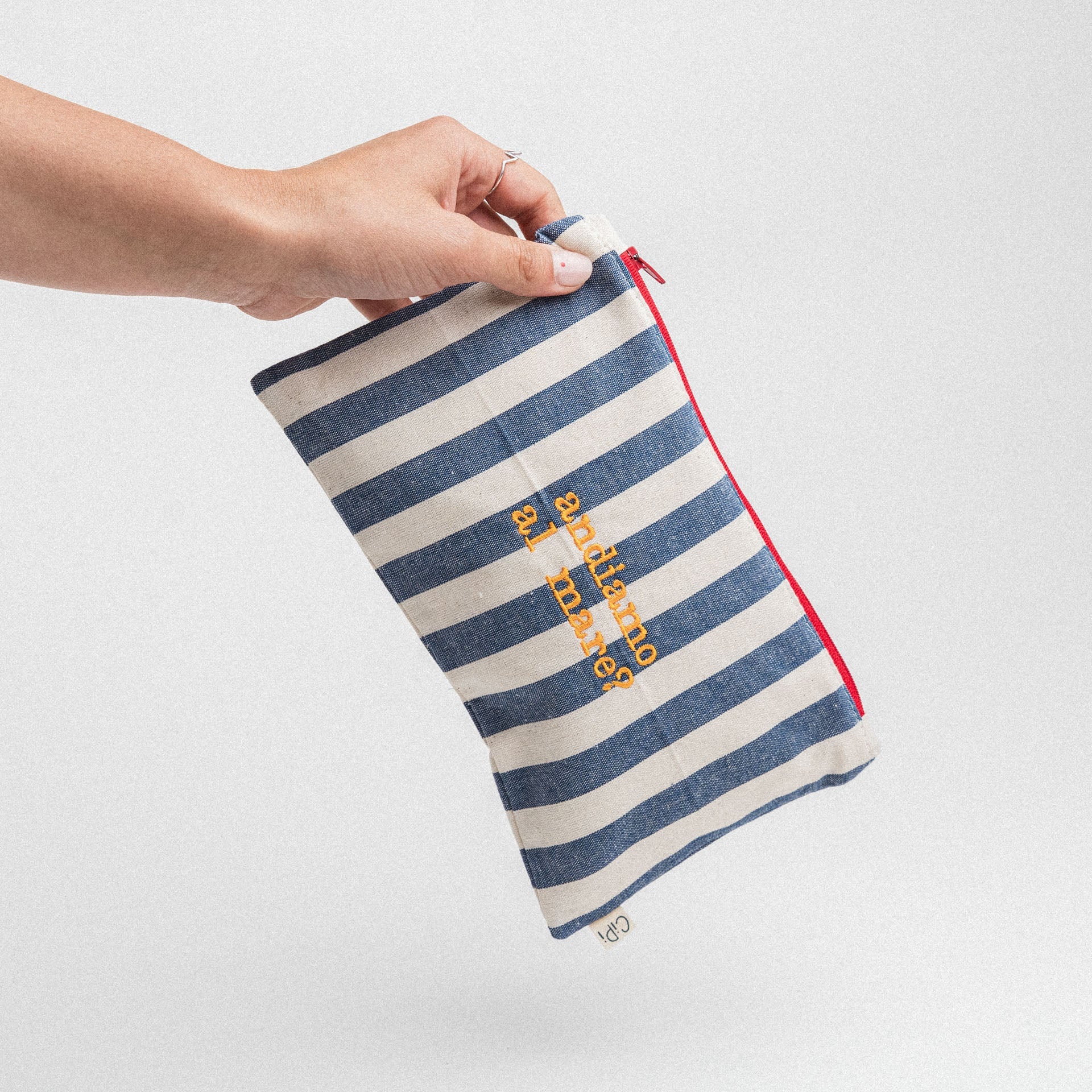 Embroidered Pouch Bag