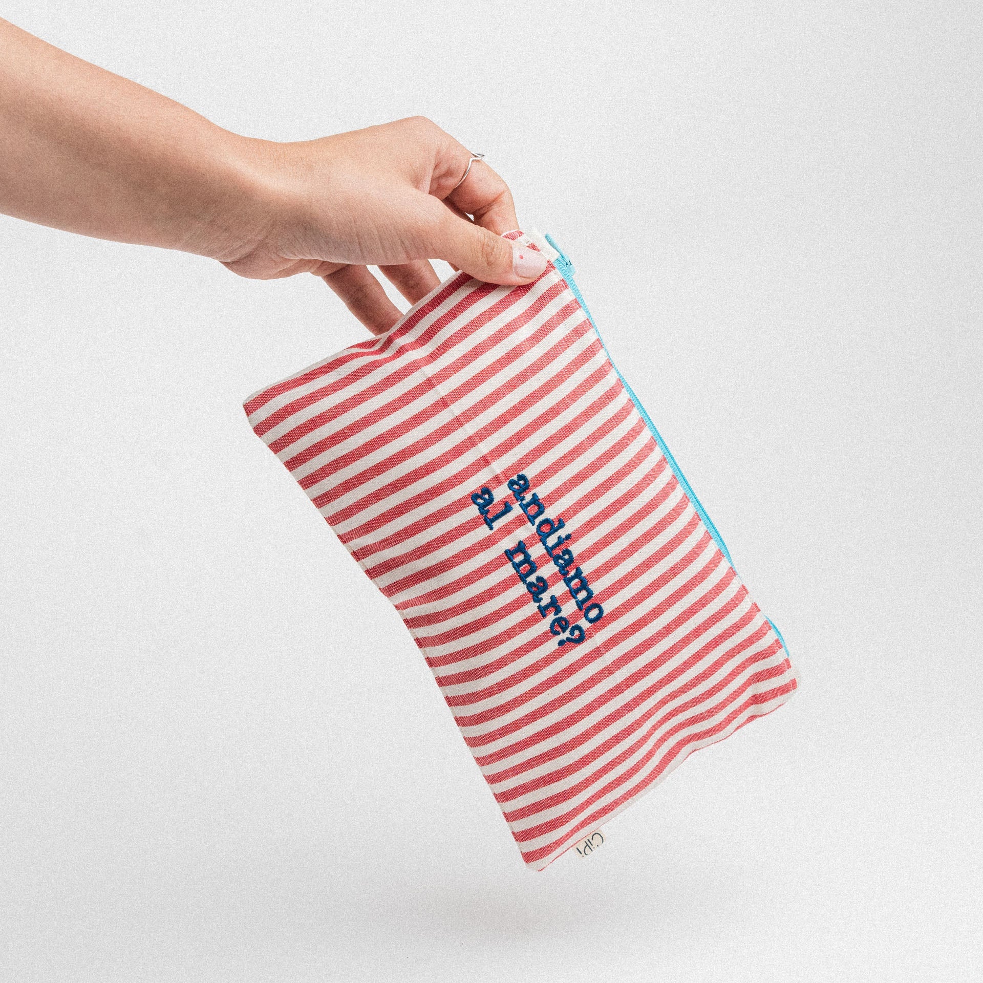 Embroidered Pouch Bag