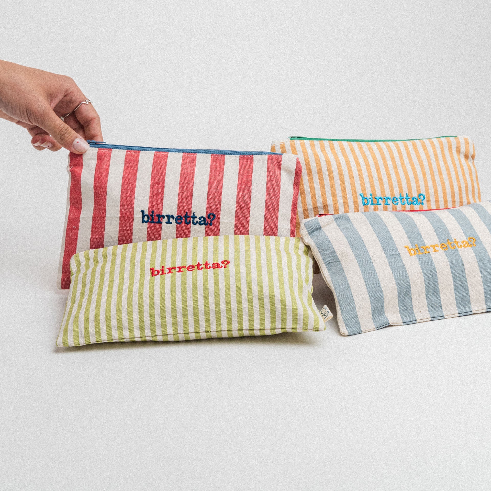 Embroidered Pouch Bag