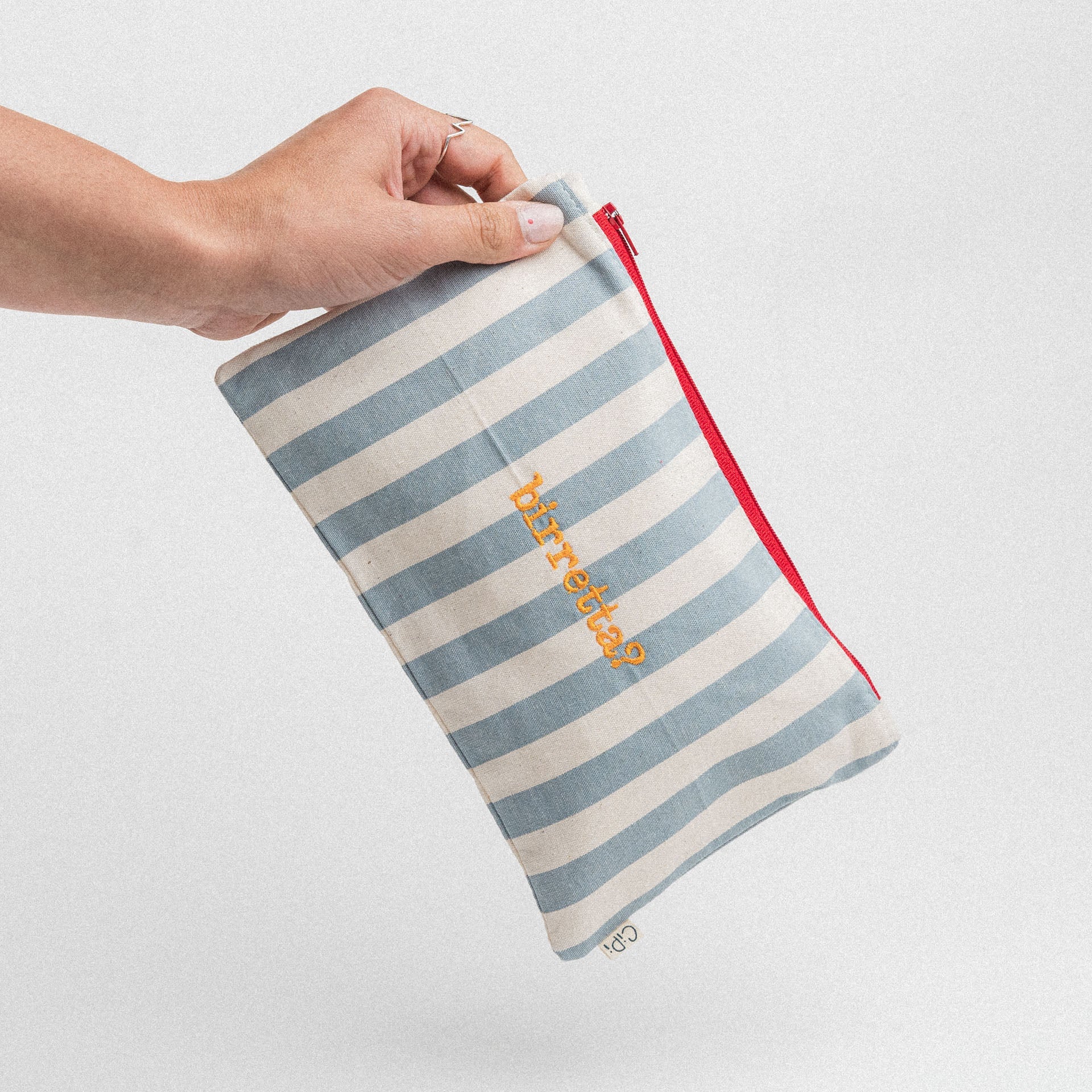 Embroidered Pouch Bag