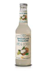 Premium Sicilian Soft Drink – Lime and Coconut, 275 ml