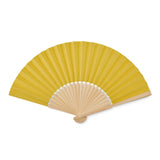 Ventaglio di carta - personalizzabile - Giallo
