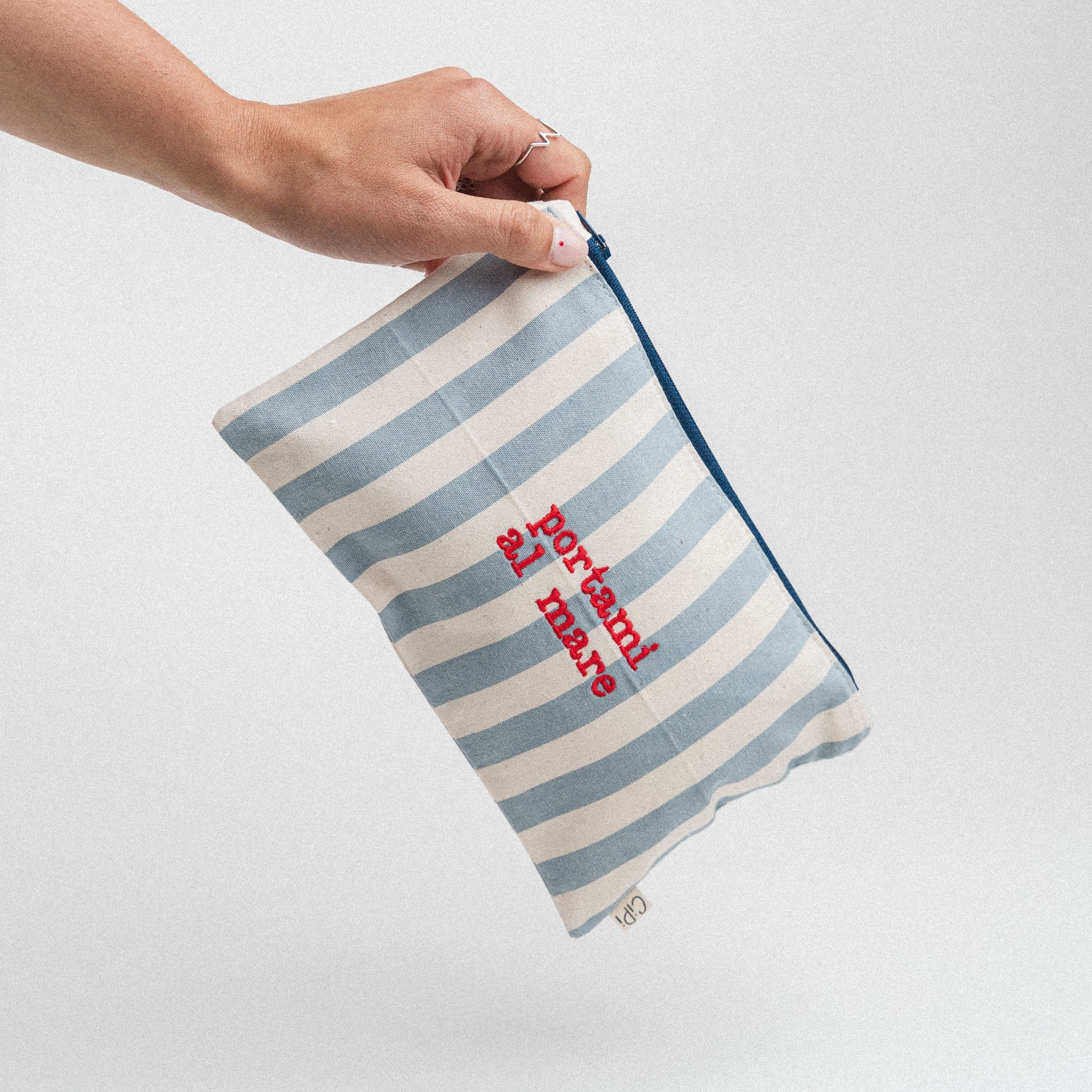 Embroidered Pouch Bag