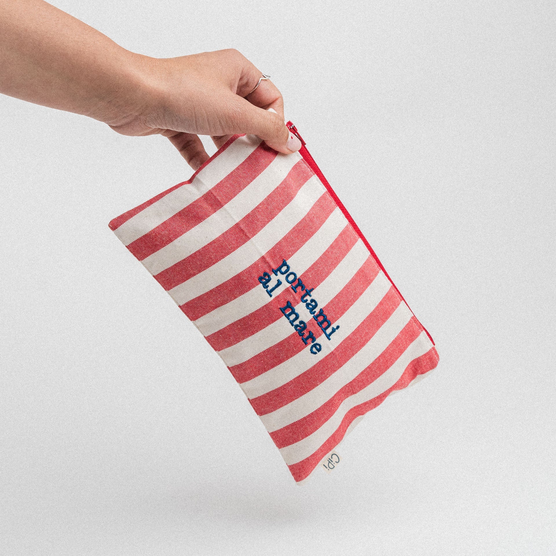 Embroidered Pouch Bag