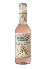 Premium Sicilian Soft Drink – Rose and Lemon, 275 ml