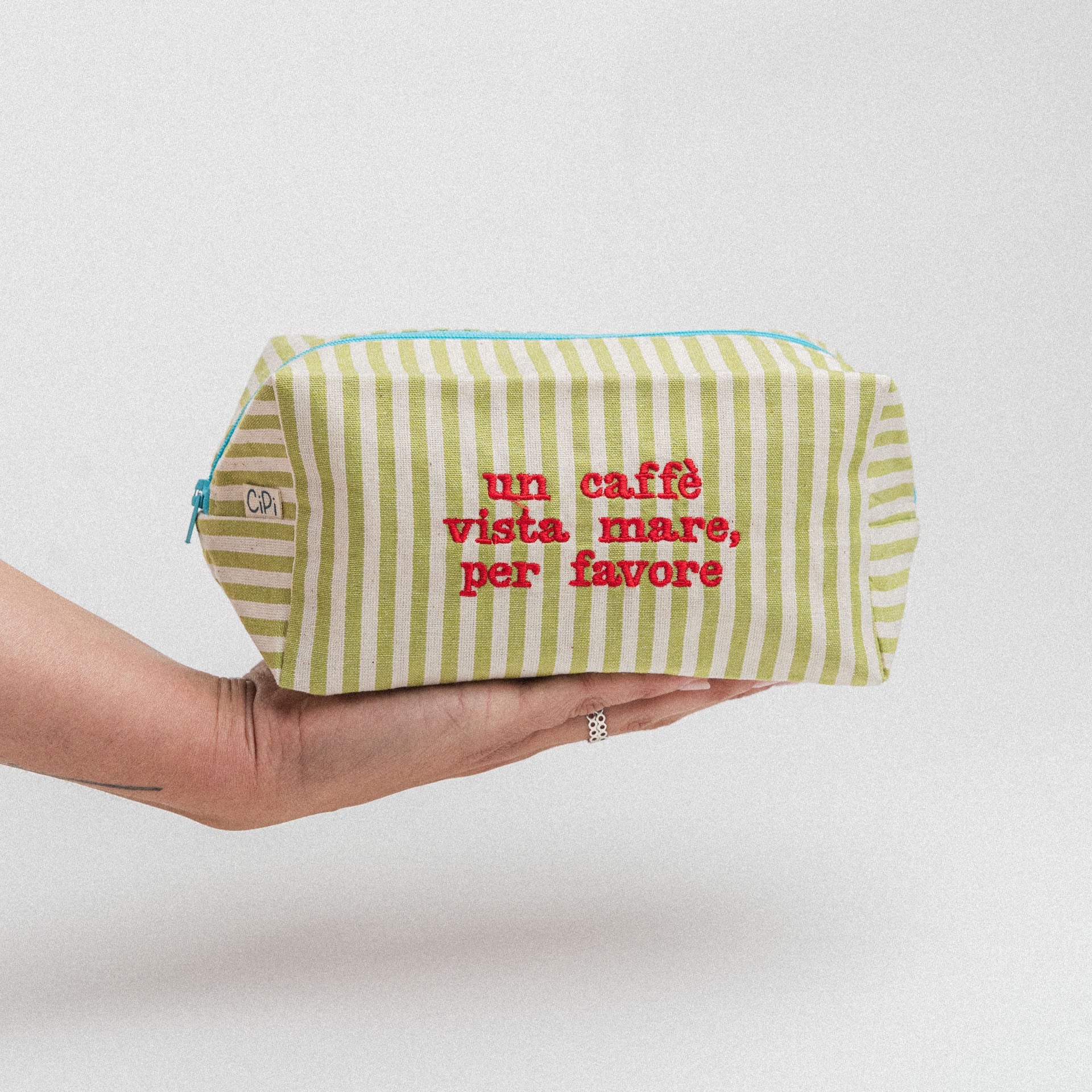 Embroidered Wash Bag