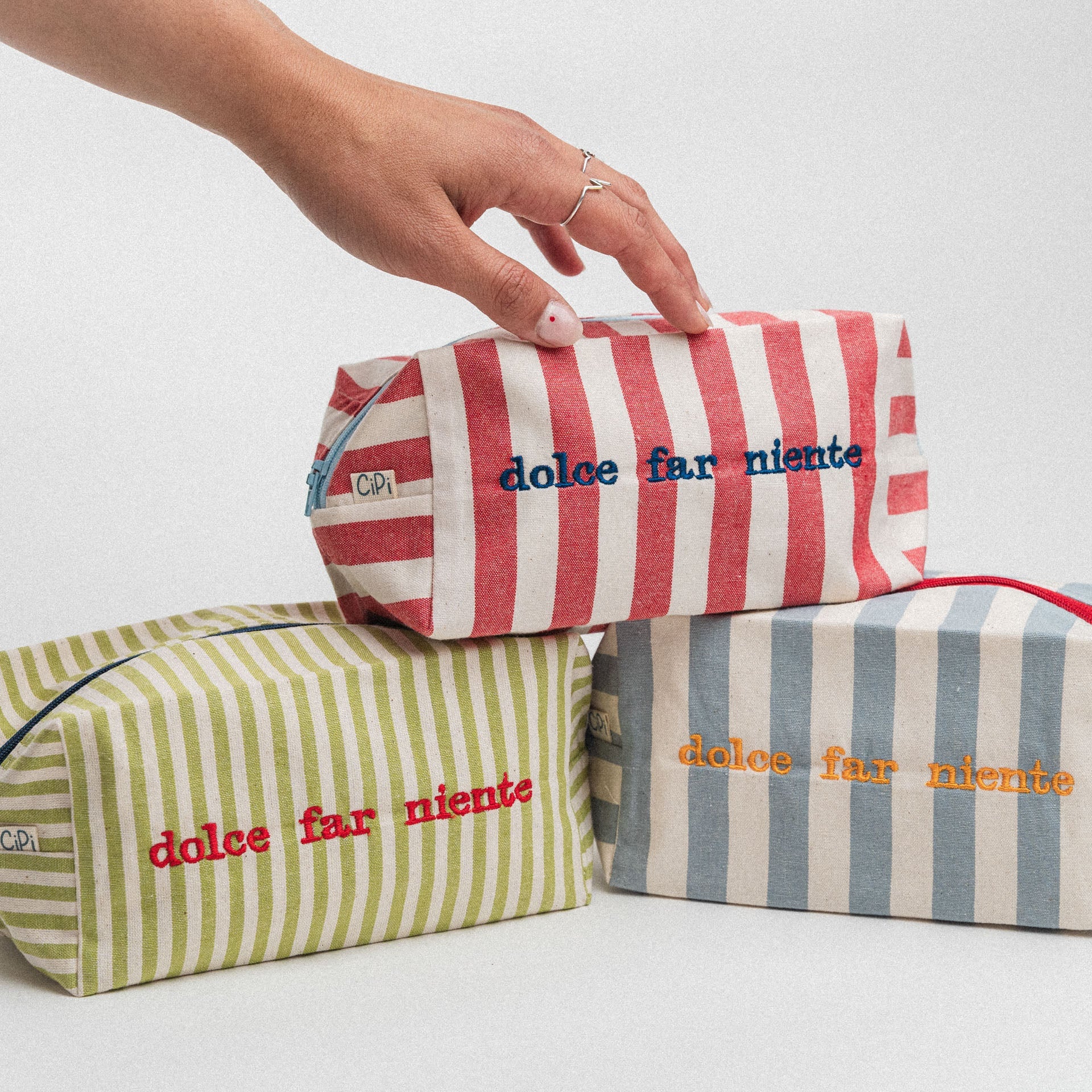 Embroidered Wash Bag
